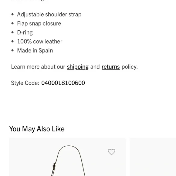 JACQUEMUS LE PORTE MINI CROSSBODY BAG original price $345 - Picture 9 of 9